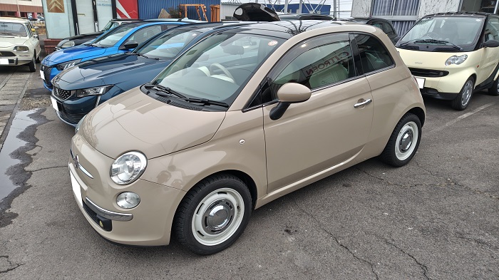 FIAT５００ツインエア　車検入庫